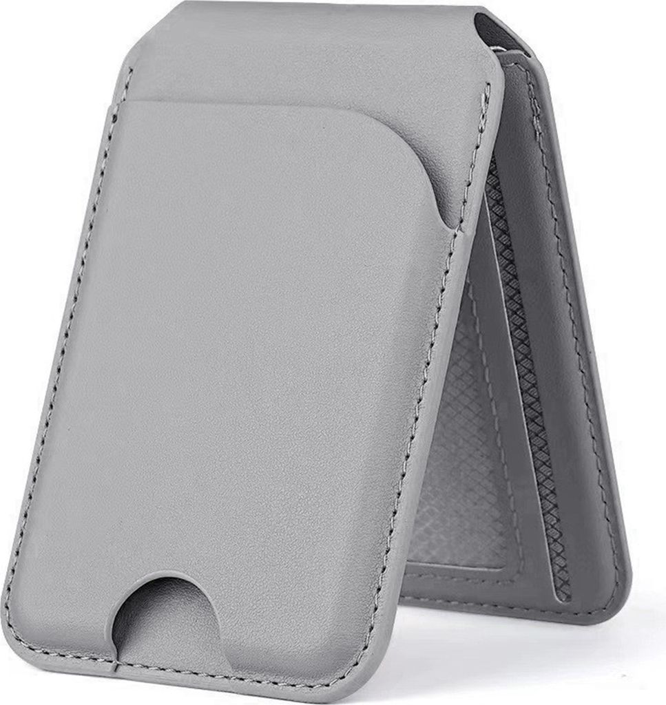 Kartenhülle für iPhone 16/15/14/13/12 für Mag-Safe Wallet, leichte magnetische Handy-Geldbörse, Kunstleder, RFID-blockierender Kartenhalter, ve...