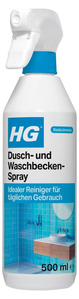 HG Dusch- und Waschbeckenreiniger 500 ml Produktbild 