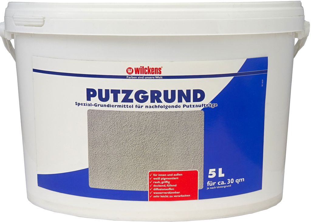 Wilckens Putzgrund, 5 l, Weiß