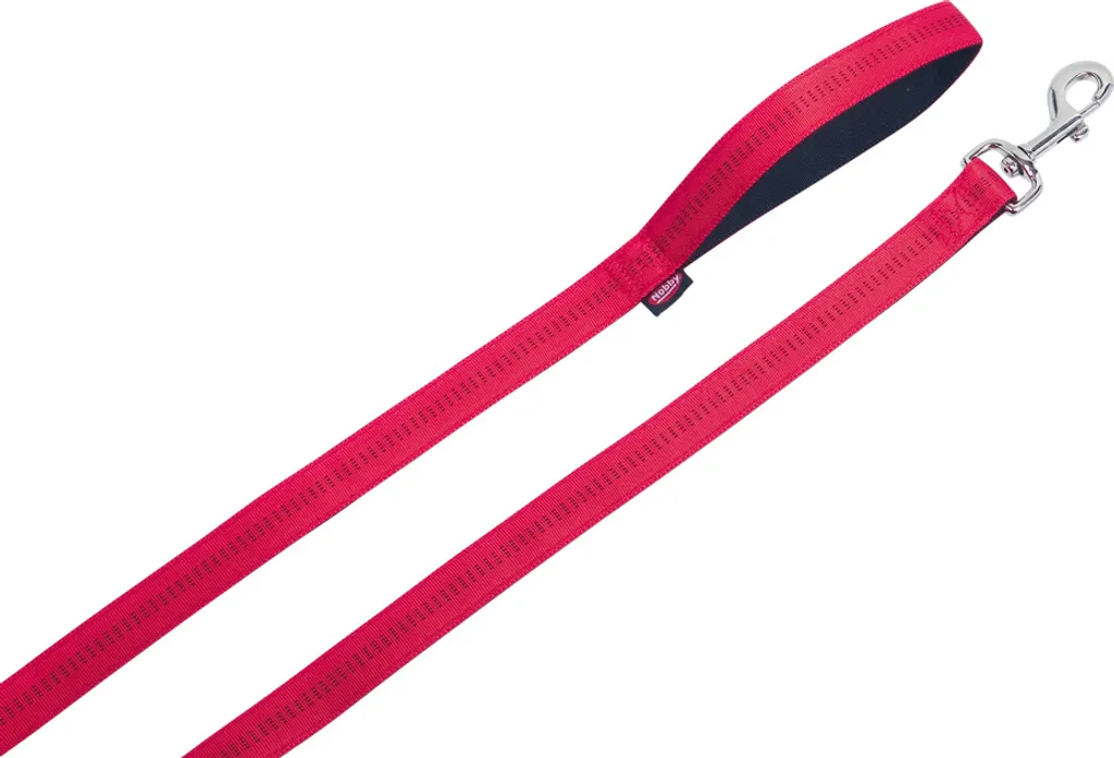 Nobby Soft Grip Guinzaglio 120 cm x 15 mm Rosso | Controllo Sicuro