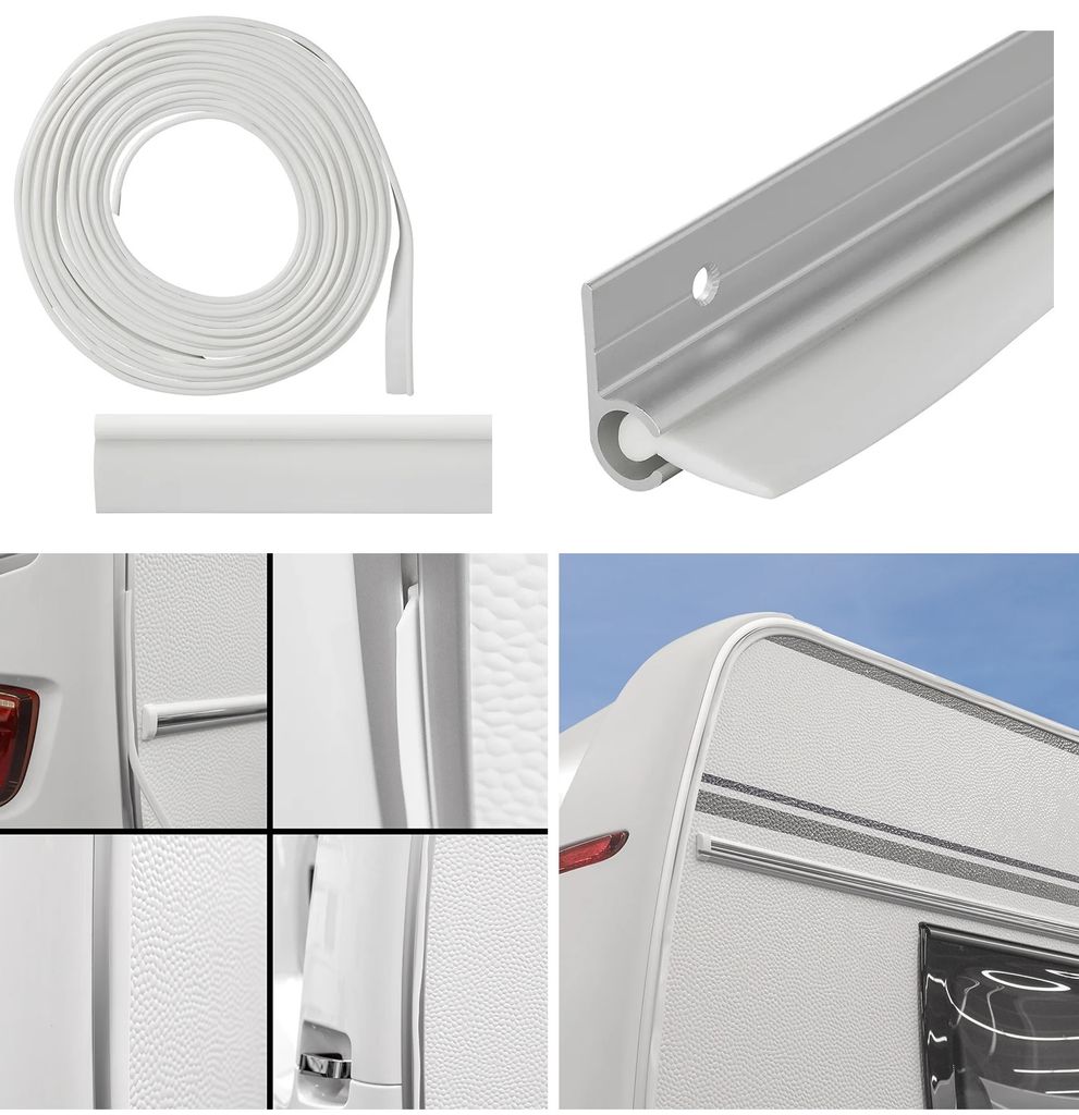 Kederleistenschoner Dachschienen Vorzelte aus PVC 12m x 18 mm für 6mm zuschneidbar