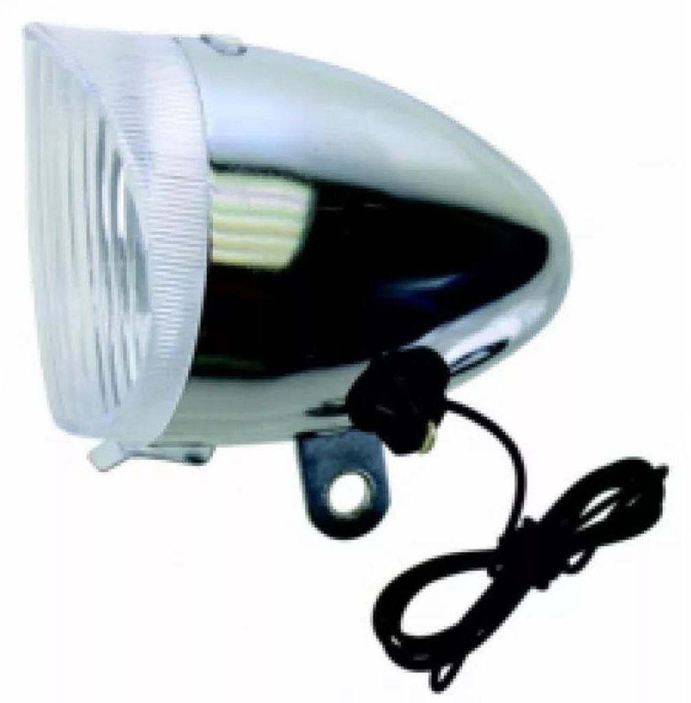 Anlun 6Volt/2,4Watt Chromstahl Fahrradvorderlicht Produktbild 