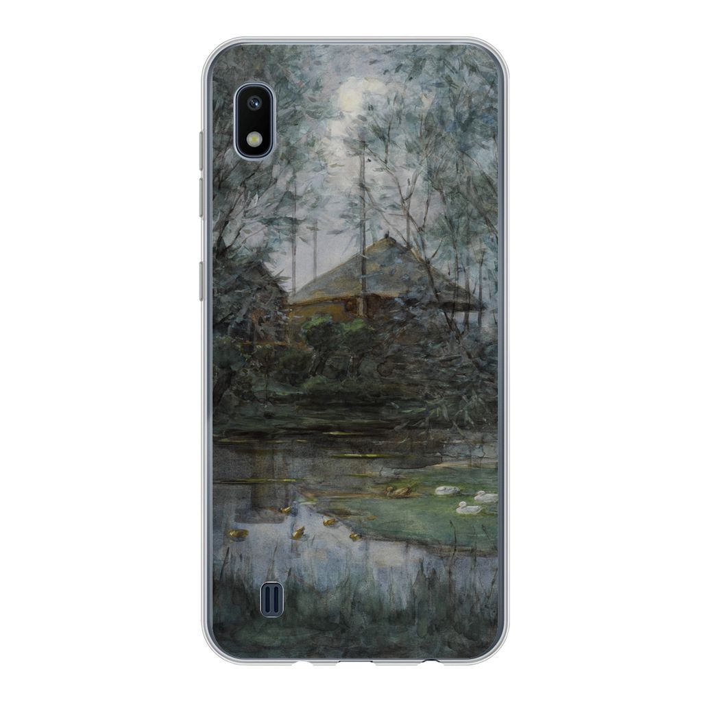 MuchoWow Handyhülle Schutzhülle Hülle für Samsung Galaxy A10 Heuhaufen - Piet Mondrian Silikon Softcase Handy Hülle - Schutzhülle
