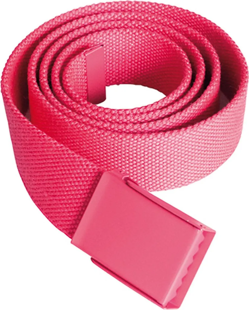 Korntex KXPYB | Cintura in poliestere, larghezza: 4 cm, lunghezza con fibbia: 130 cm - Colore: Magenta - Taglia: Unica