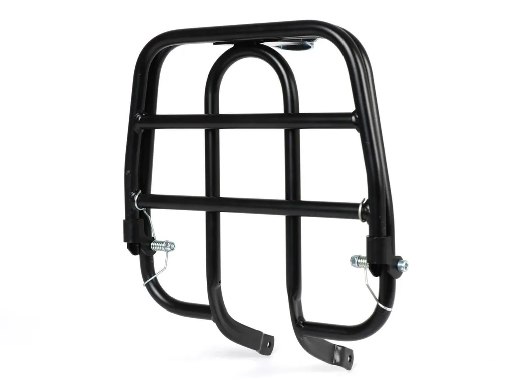 Porte-bagages avant Moto Nostra Piaggio Ciao - Noir Mat V2 robuste