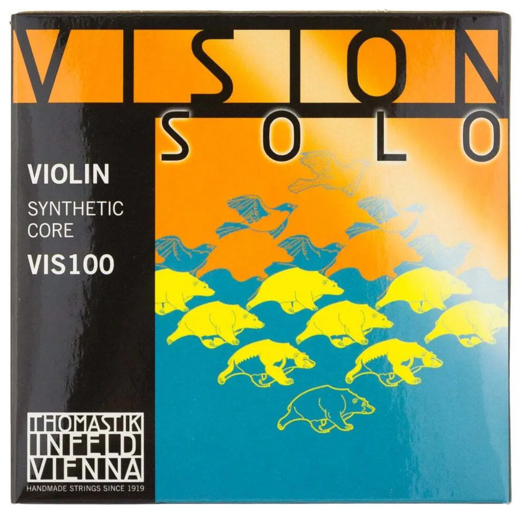 Cordes pour Violon 4/4 Thomastik Vision Solo VIS100 Set Complet Medium