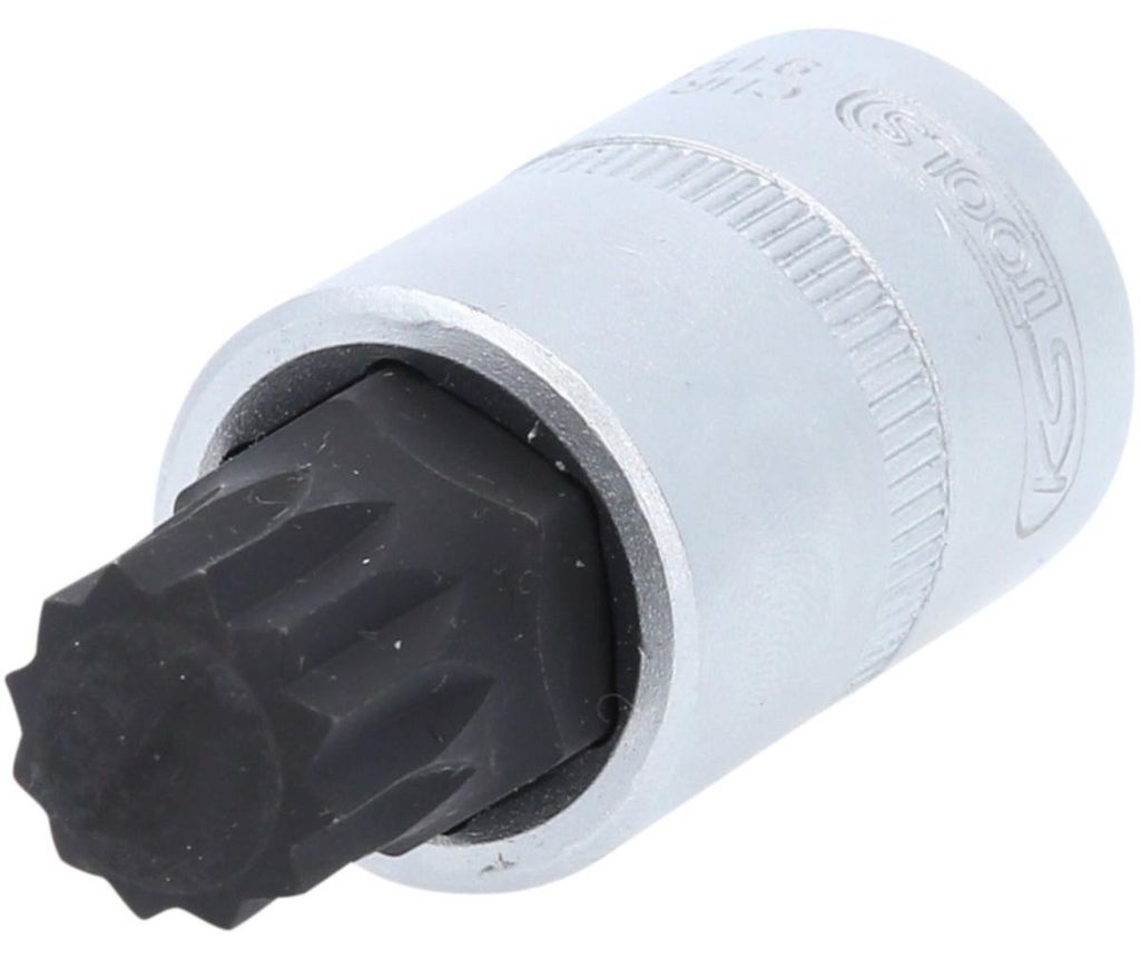 KS Tools 1/2" Bit-Stecknuss XZN, kurz, M16, 911.9308