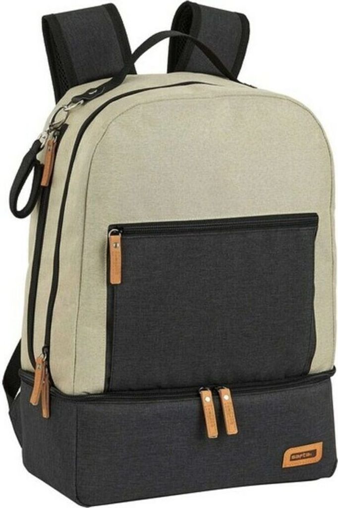 Sporttasche mit Schuhhalterung Safta Beige Dunkelgrau