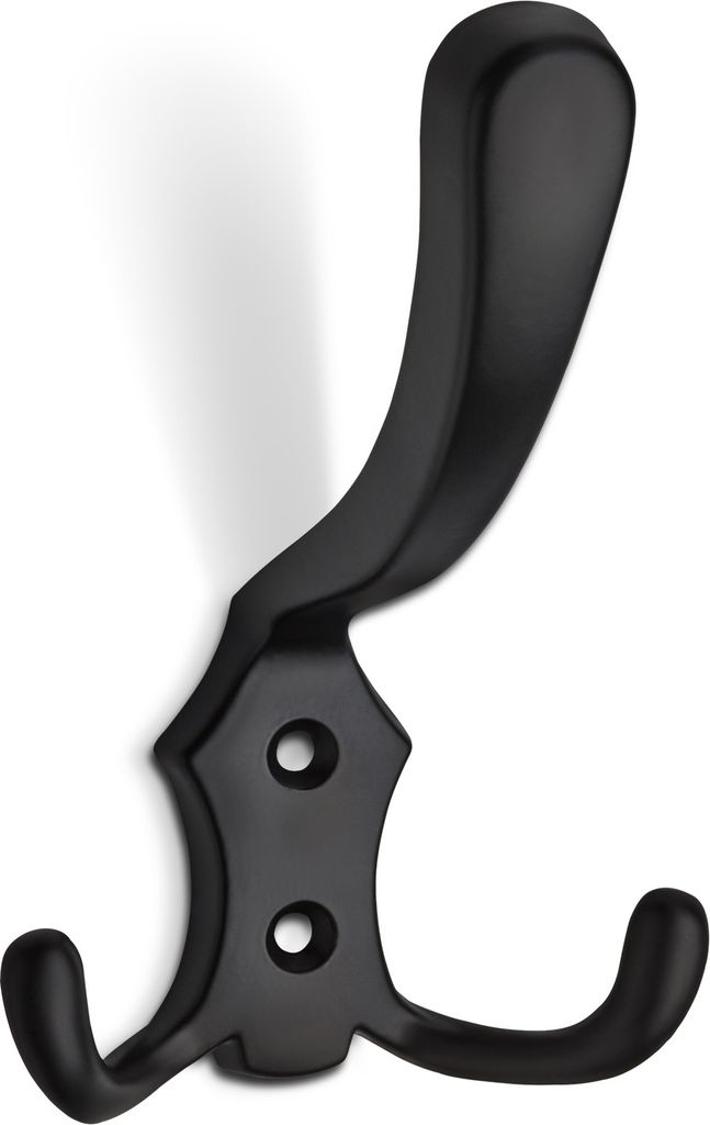 SOTECH Garderobenhaken LENA 2-fach lang / schwarz