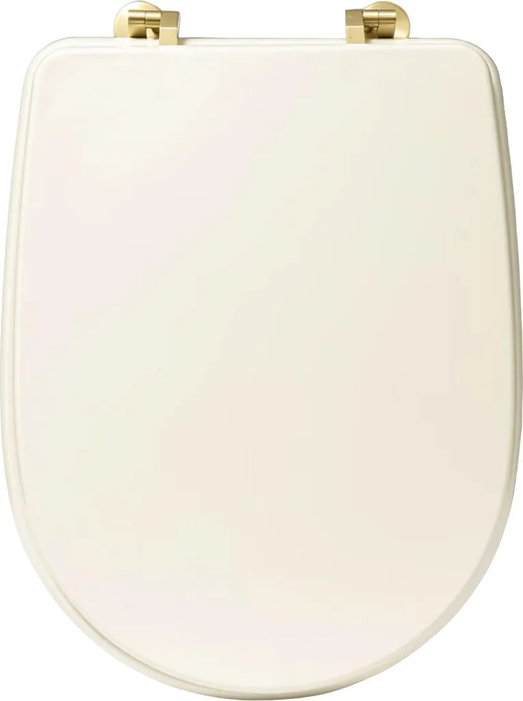 Siège de Toilette Duo Ivoire pour Cuvette Standard - Idéal Rénovation