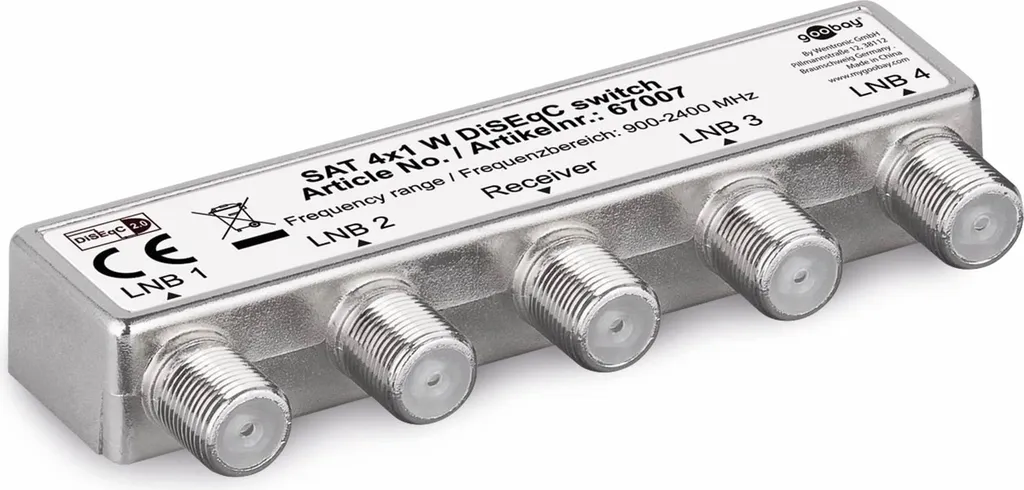 Recensione Goobay 67007: Lo Switch DiSEqC 4x1 che resiste a tutto