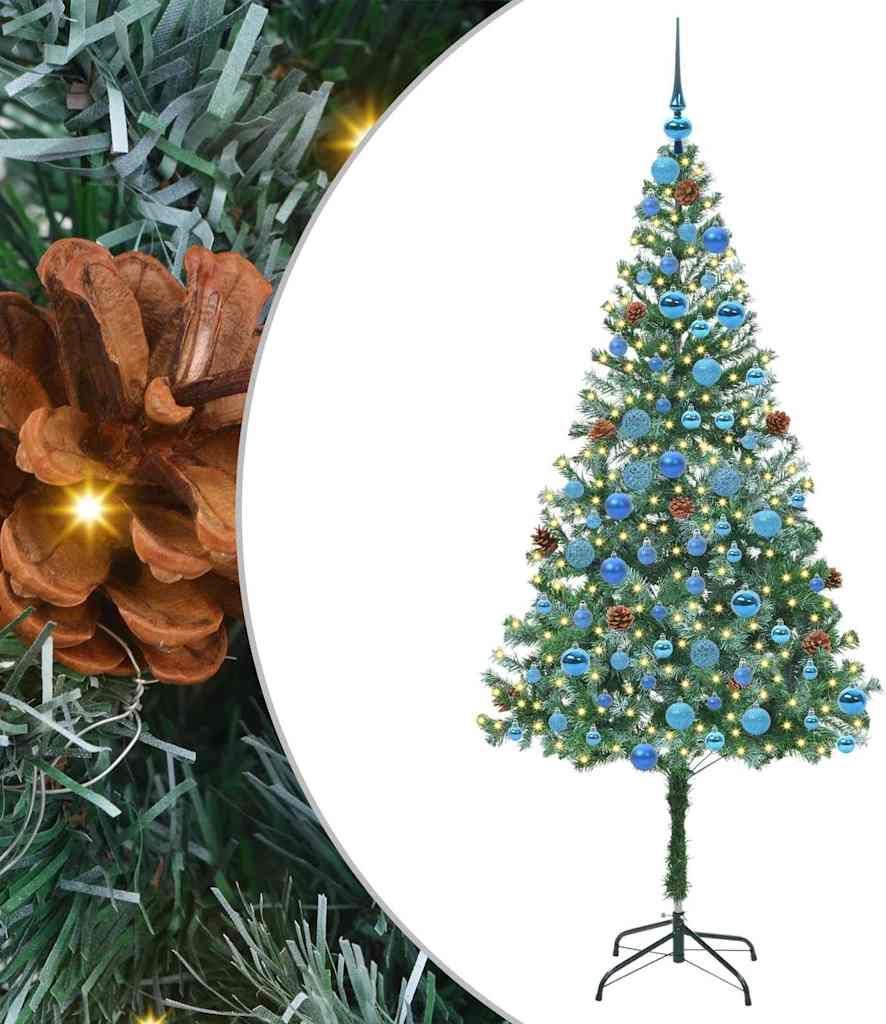 "SALE 2026" Künstlicher Weihnachtsbaum Grün 180 cm PVC und Stahl - Künstliche Weihnachtsbäume DE5027652