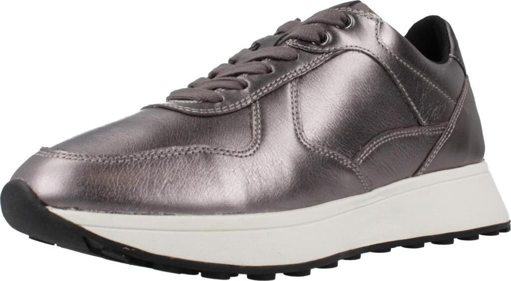 GEOX Sneaker AMABEL, Glattleder, Weiß, Damen