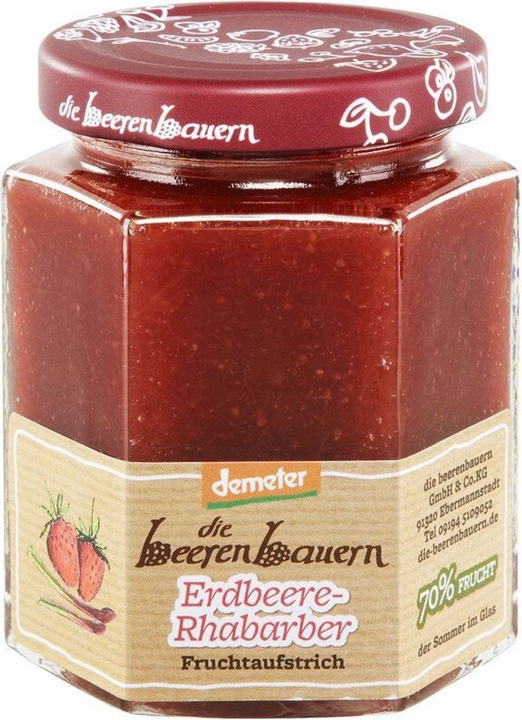 Pasta owocowa - Truskawka z rabarbarem 200g Zdjęcie produktu 