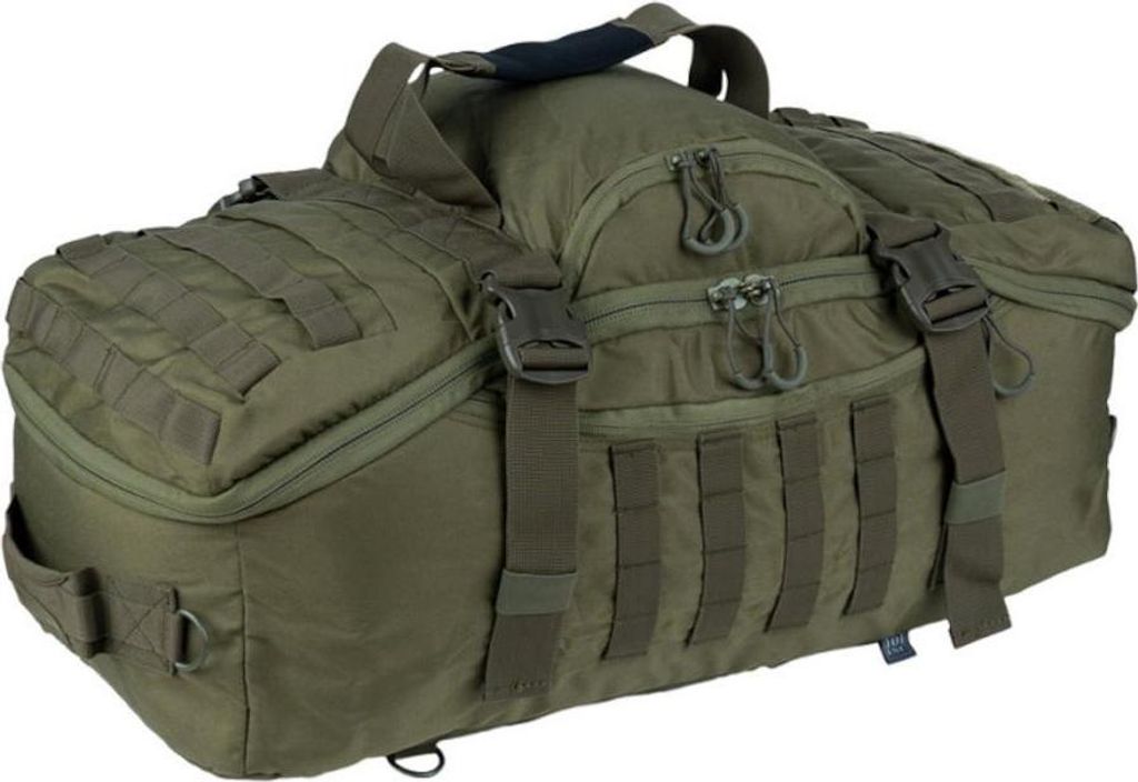 101 Inc. Reisetasche taktische Wochenendtasche 3 in 1 - 80 Liter - Grün