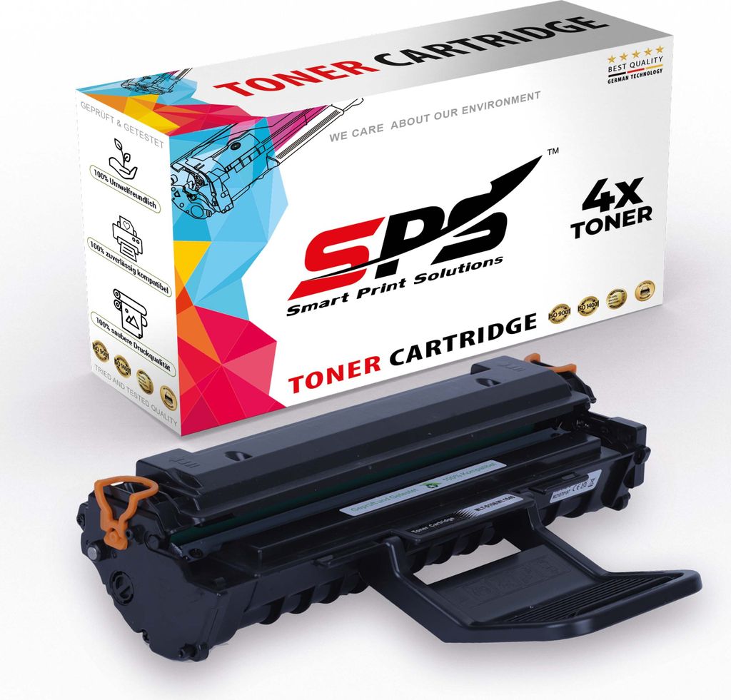 4x Kompatibel Samsung MLT-D1082S ELS 1082S Toner Schwarz für Samsung ML1640