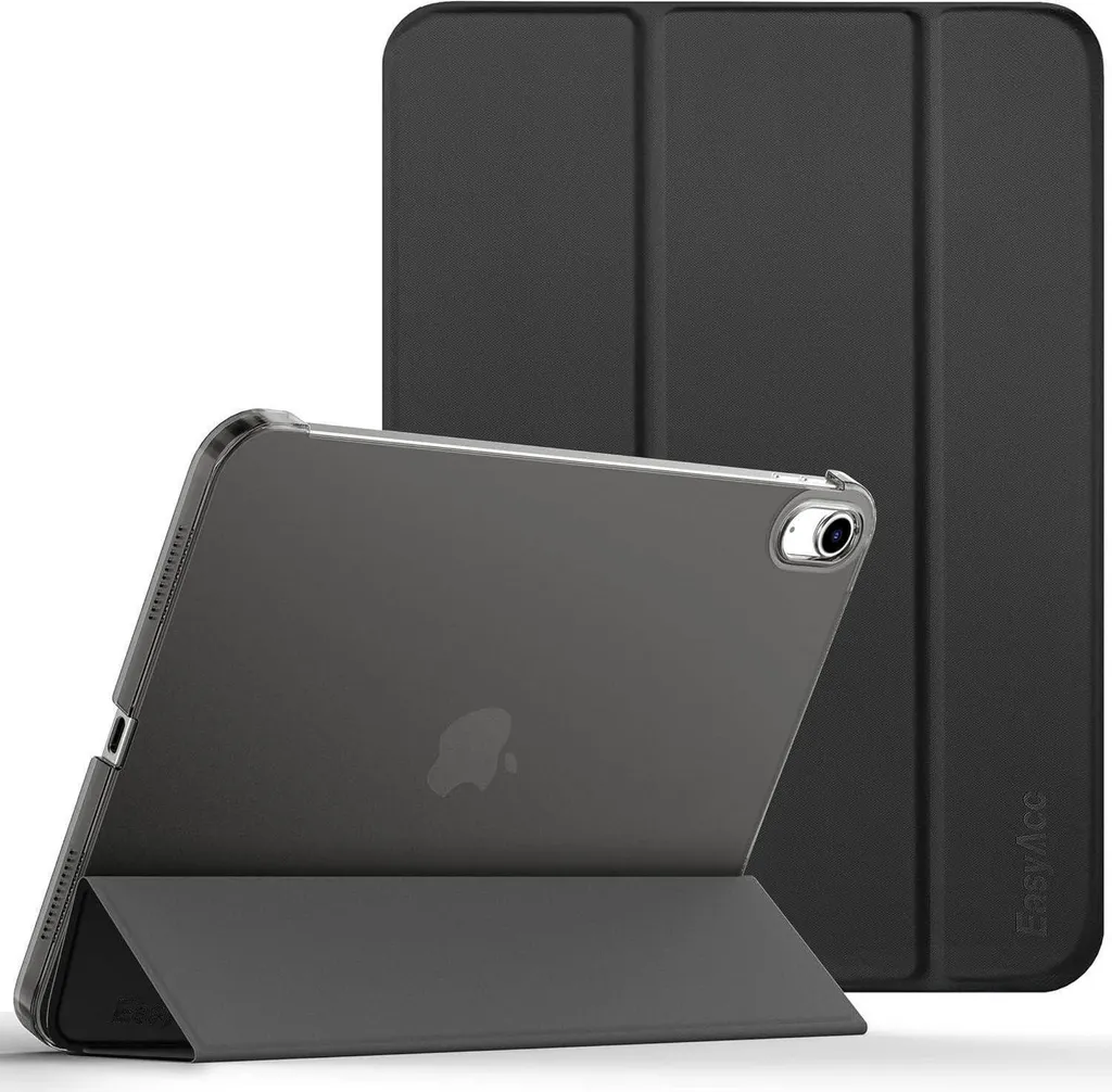 Housse iPad 10 10.9 Pouces 2022 Étui de Protection Slim Noir Mat