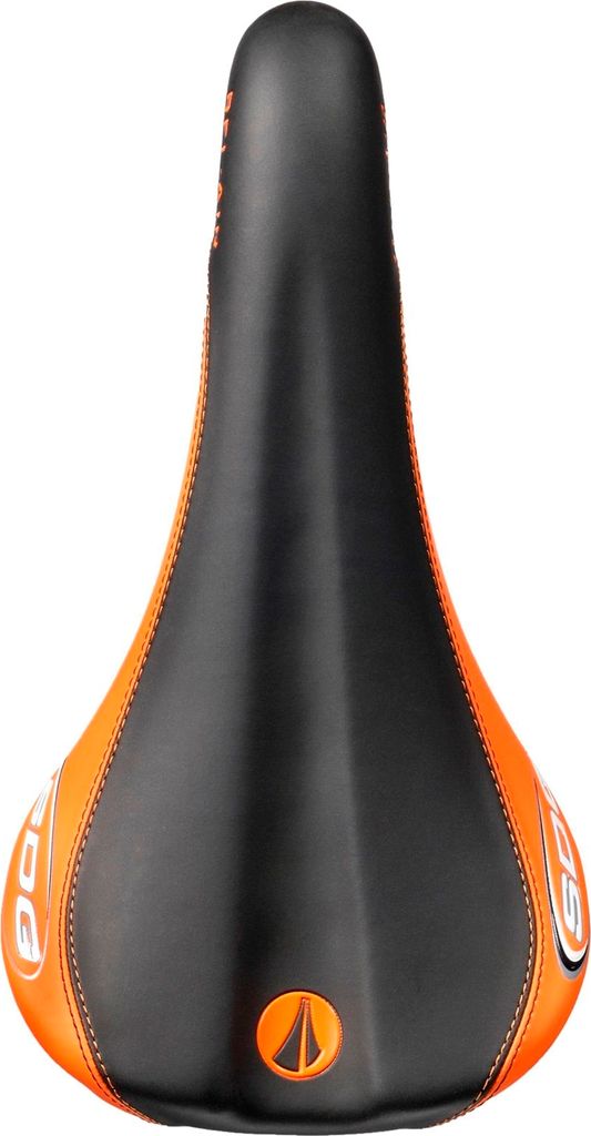 SDG Bel-Air RL Sattel, CroMo 7x7mm, black/orange