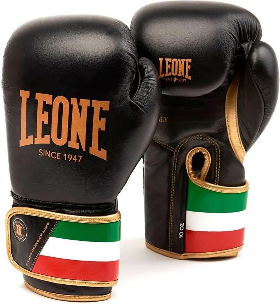 Leone1947 Italy ́47 Boxhandschuhe Schwarz 10 oz Schwarz 10 oz