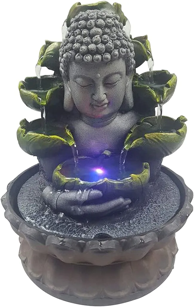 Fontaine zen Bouddha pour décoration intérieure et paysage aquatique