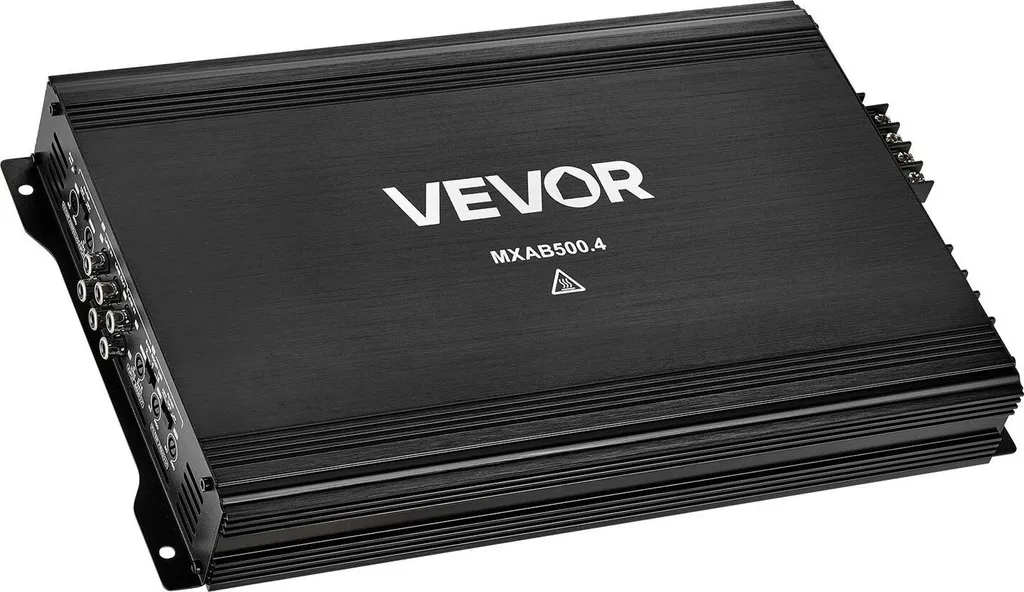 Amplificatore audio per auto, amplificatore per auto a 4 canali ponticellabile, amplificatore stereo multicanale in classe AB, max. 4 x 250 W a 4 ohm / 4 x 500 W a 2 ohm, alta potenza, per SUV, pick-up e veicoli fuoristrada - 9