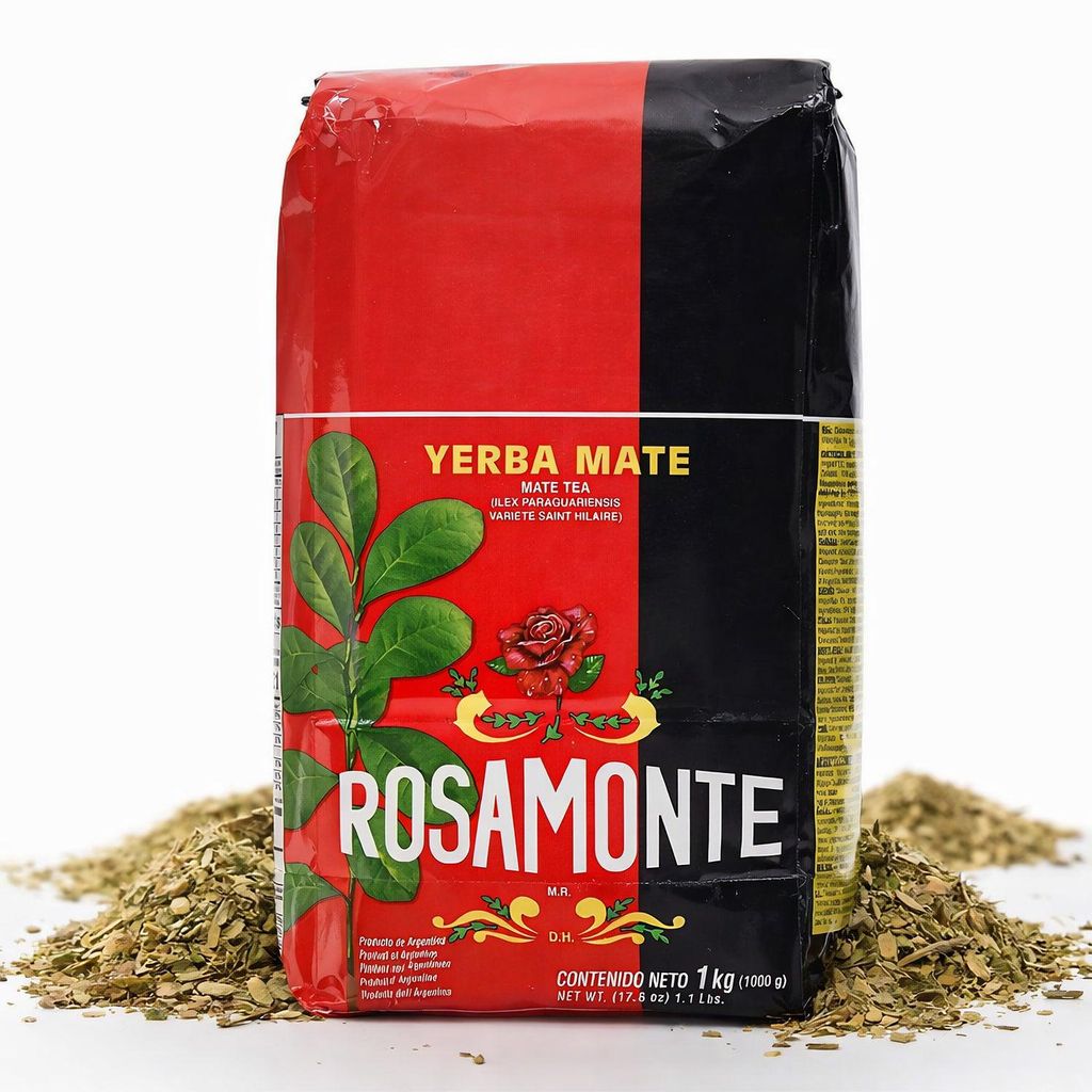 Rosamonte - Mate Tee aus Argentinien 1kg Beutel - 5 Beutel Produktbild 