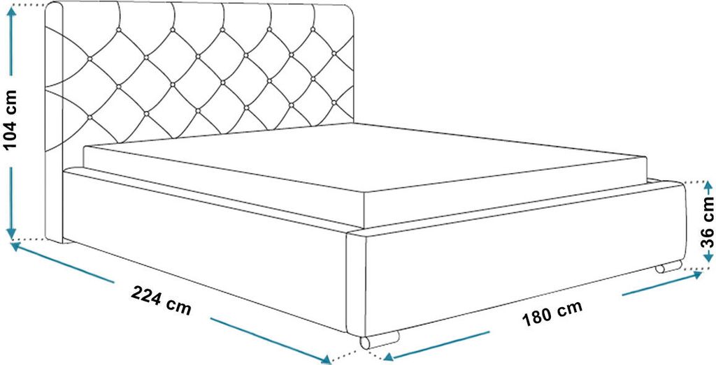 Polsterbett Boston mit Kopfteil, 160x200 cm, Doppelbett mit Bettkasten und Lattenrost aus Holz, Velourstoff, Farbe: Grau