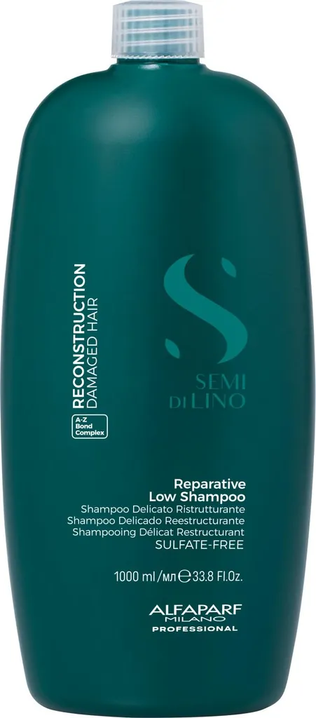 Shampooing Reconstructeur Cheveux Cassants Semi di Lino 1000ml Alfaparf