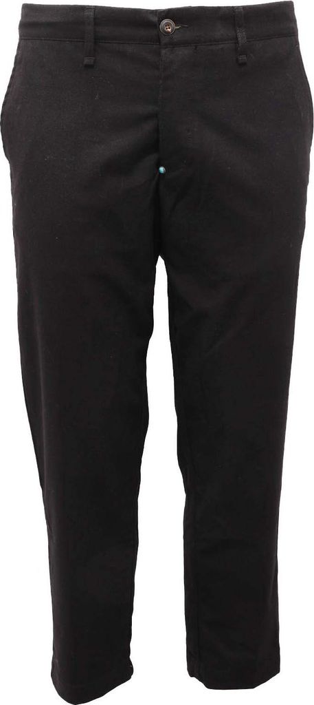 3555AM pantalone uomo WHITE SAND man trousers black