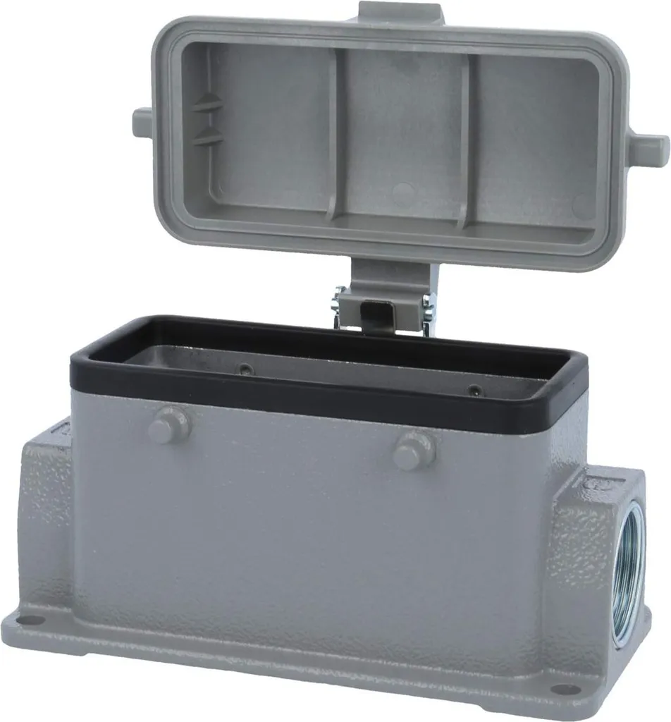 Base Harting Han 16B Bassa | 2 Uscite Laterali M25 | Originale