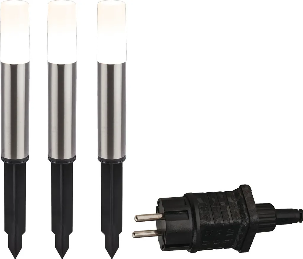 Éclairage d'allée LED Junca : Pack 3 lampes pour sécuriser vos accès ext. - 11
