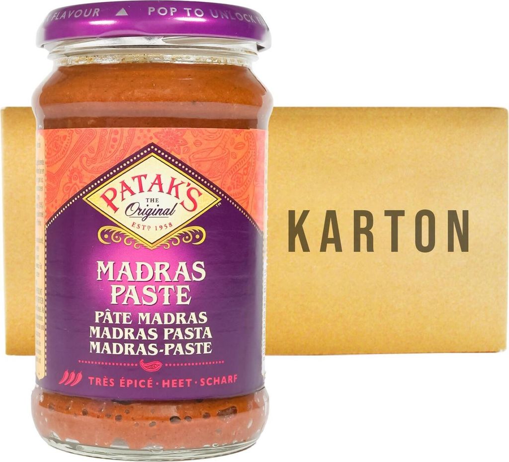 Pataks Madras Gewürzpaste 6x283g