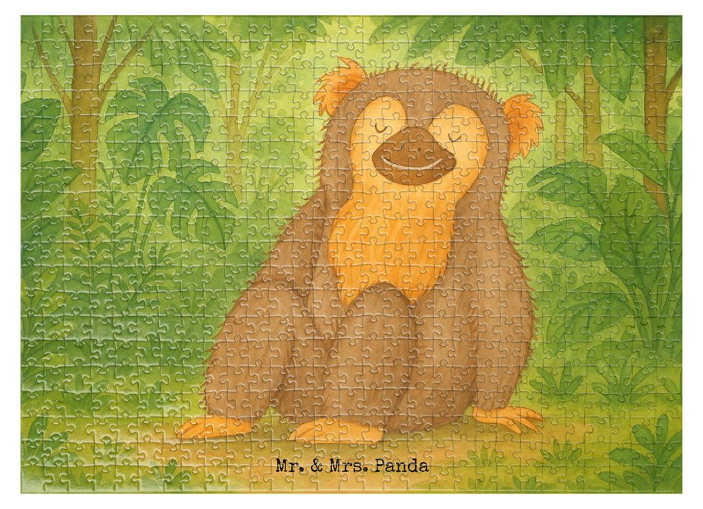 Mr. & Mrs. Panda Puzzle Affe Design 551 Teile - Weiß - Geschenk, Selbstliebe, 2000, Affen, Puzzlespiel, Liebe, 1000, Motivation, 1500, 500, Selfca...
