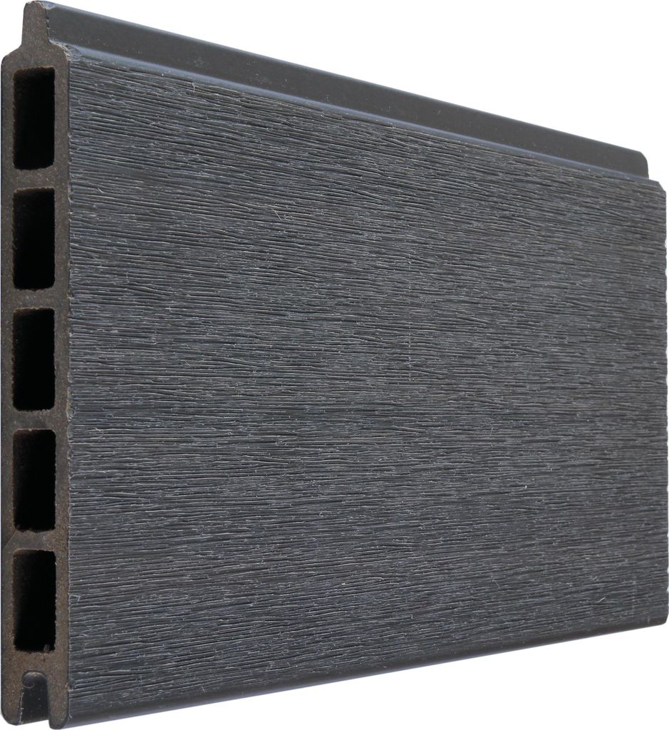 Fiberdeck BOSTON WPC Premium fence board Dark Grey 21x160x1780 mm