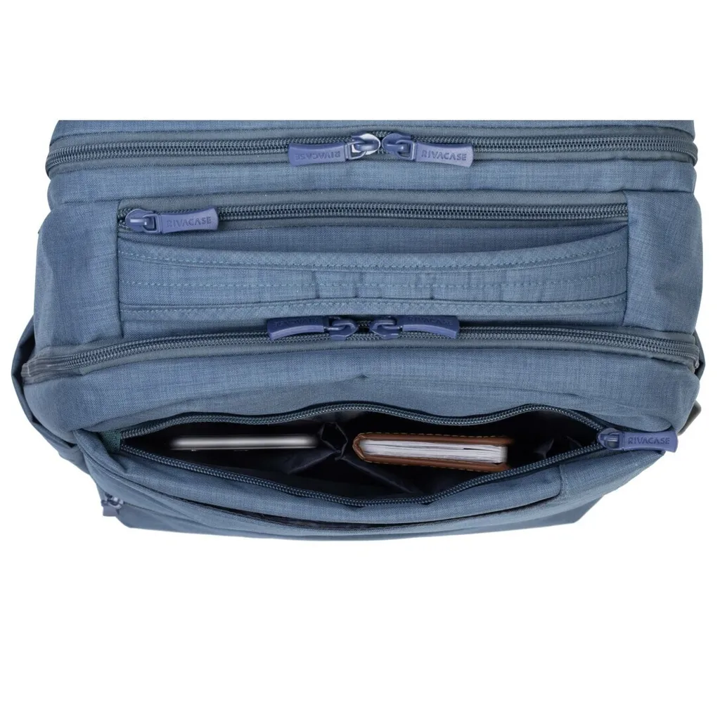 Sac à dos ordinateur 17.3 antichoc Rivacase 8365 bleu imperméable - 18