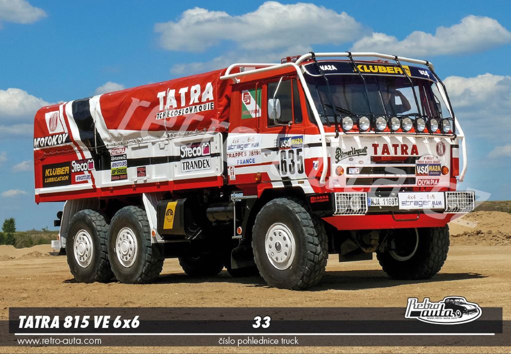 Pohlednice TRUCK č. 33 - TATRA 815 VE 6x6 Obrázek produktu 