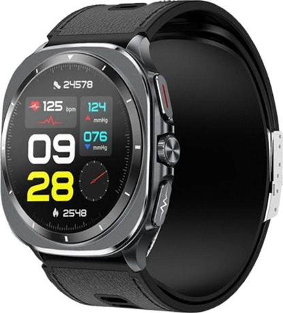 INF Smartwatch mit Blutdruckmessung, EKG & Bluetooth-Anruf, Produktbild 