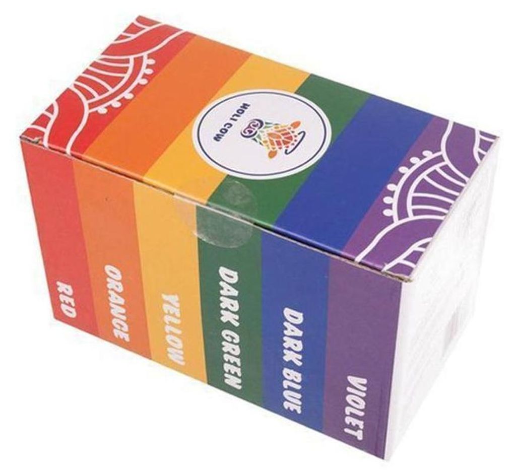 Holi Cow Barevný prášek Holi - sada 6x100g Immagine del prodotto 