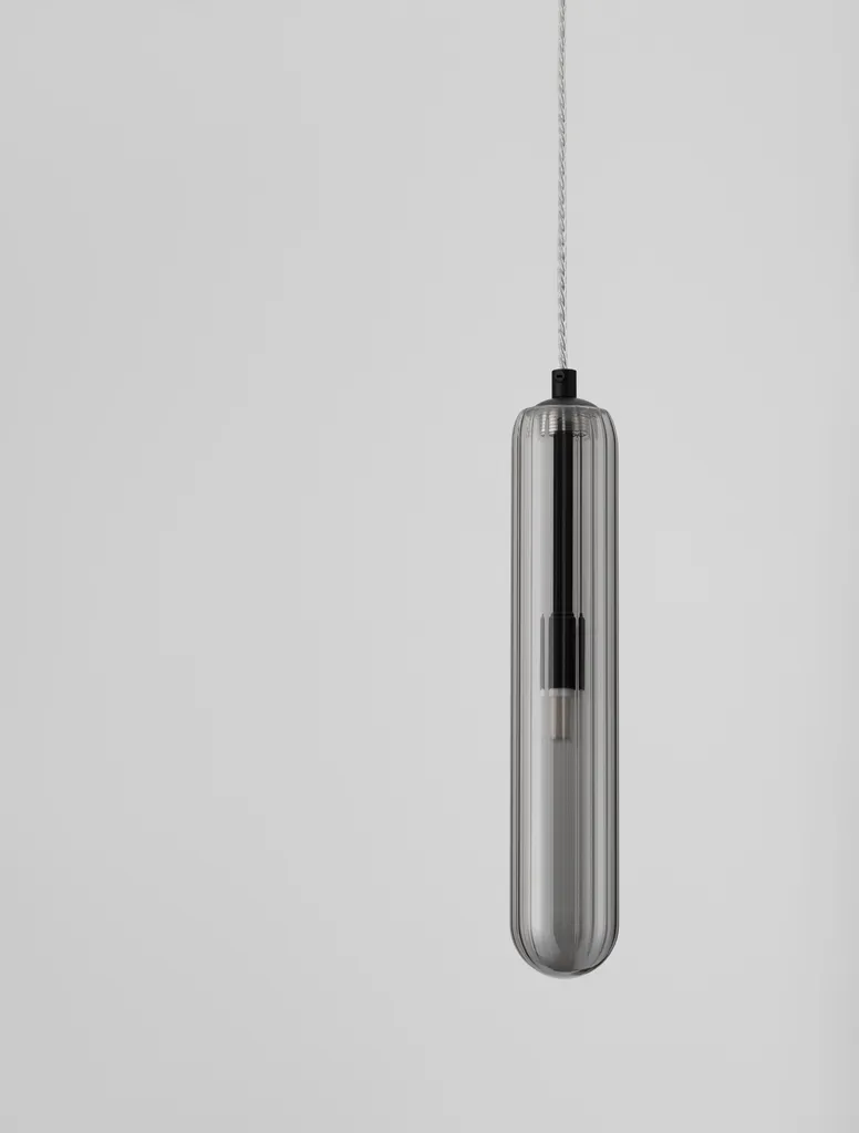 Lampe à suspendre GUSTAVE en métal noir Nova Luce éclairage LED 20W - 4