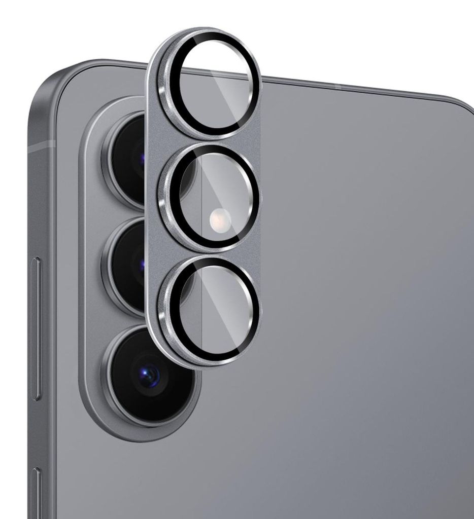 Kamera Schutzglas Linsenschutz für Samsung Galaxy S26 9H Hartglas HD Grau