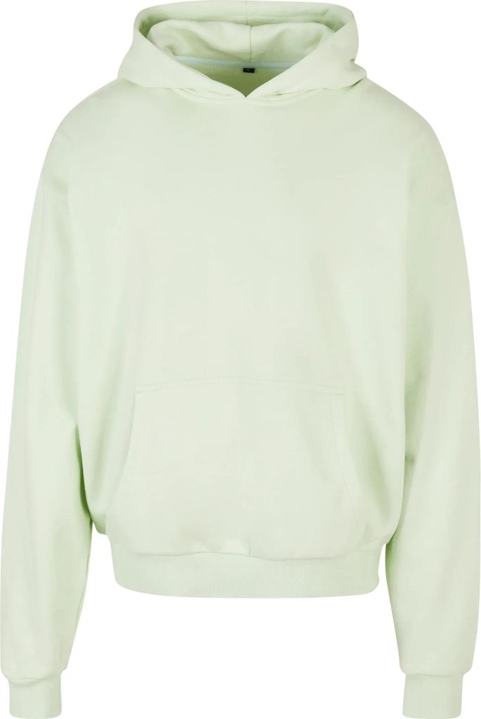 Build Your Brand BY162 | Ultra Heavy Baumwolle Box Herren Hoody - Kapuzenpullover - Farbe: Light Mint - Größe: L