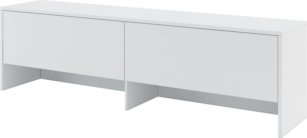 MEBLINI Hängeschrank für Horizontal Schrankbett Bed Concept - Wandschrank mit Ablagen, Fächern und Teleskopen - Wandregal - BC-09 für 140x200 H...