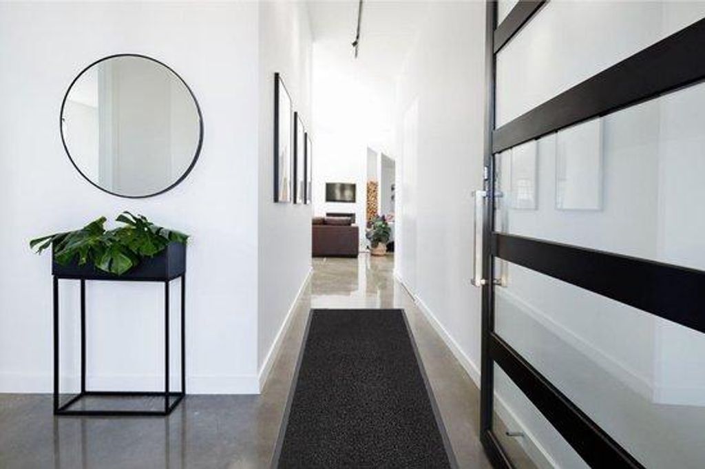 andiamo Fußmatte Elektra schwarz 60x180 cm