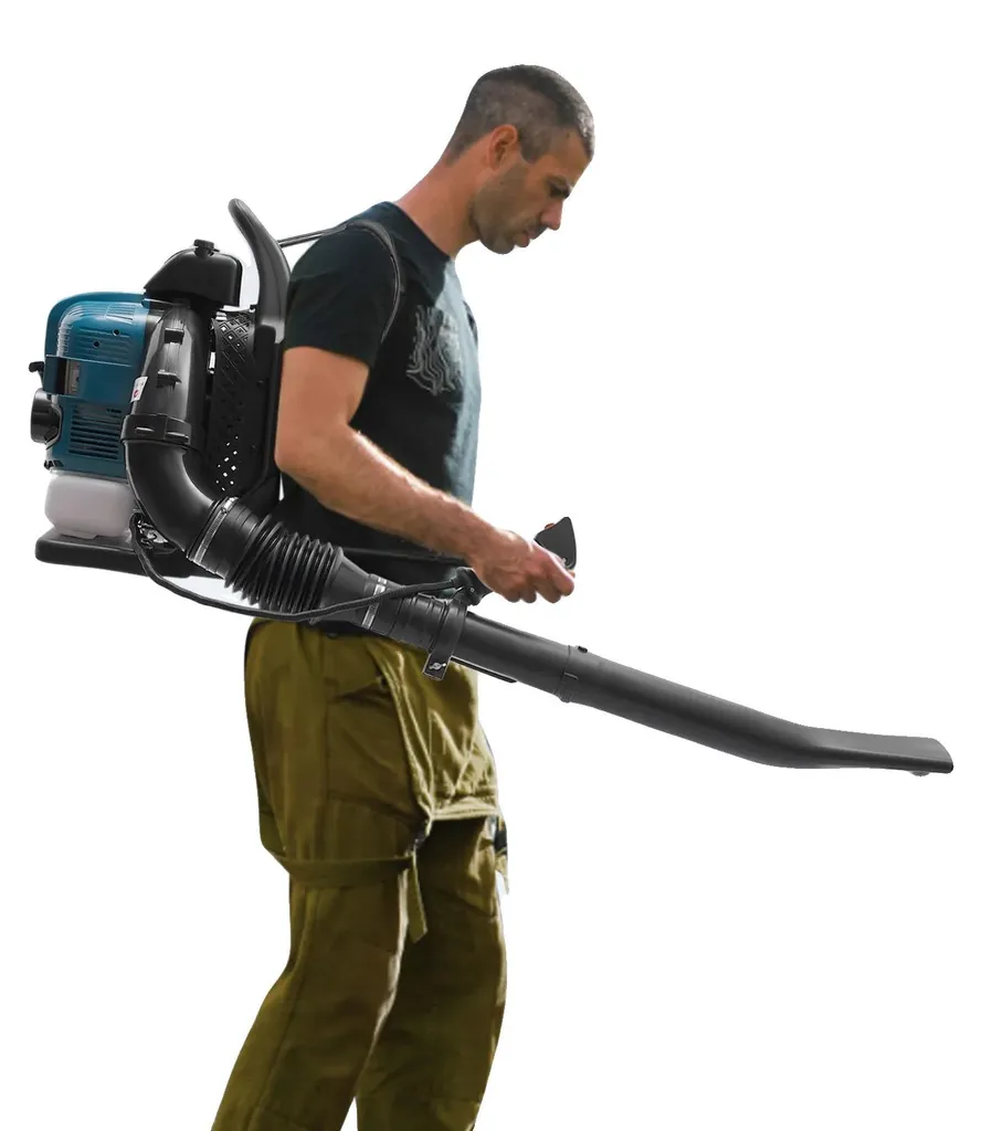 Souffleur de feuilles dorsal anti-fatigue - Puissance essence 52 cm3