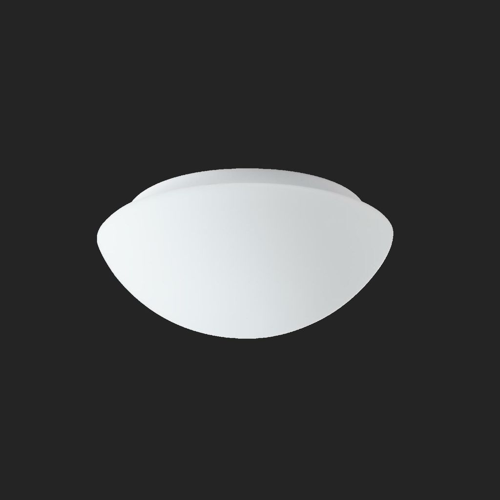OSMONT AUR47967 AURA 7 Decken-/Wandleuchte aus Glas, weiß, IP44, 4000 K, 1 W LED