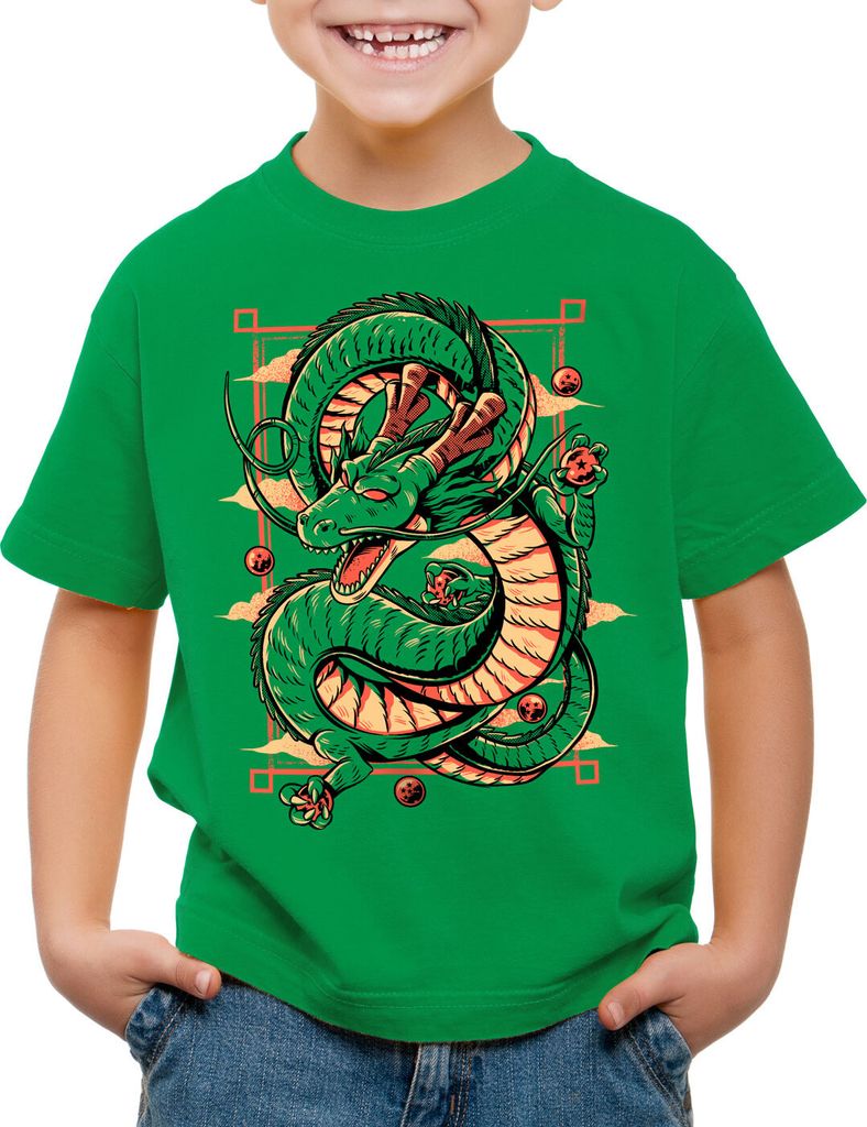 style3 Magical Dragon Kinder T-Shirt dragon Z goku vegeta anime
