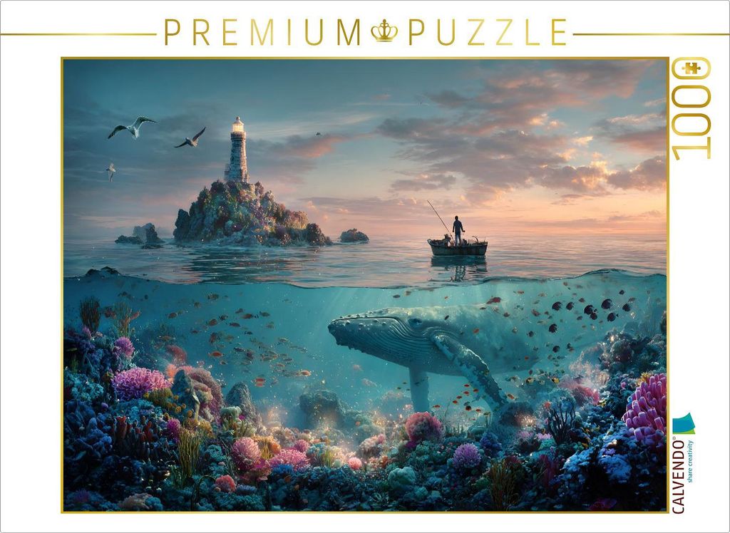 CALVENDO Puzzle Ein Motiv aus dem Kalender "Below" | 1000 Teile Lege-Größe 64x48cm Foto-Puzzle für glückliche Stunden