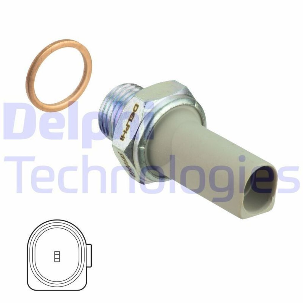 DELPHI SW90040 Öldruckschalter Öldrucksensor für SKODA Fabia I Combi (6Y5) FABIA (6Y2) OCTAVIA (1U2) FABIA Stufenheck (6Y3) Fabia I Praktik (6Y5)