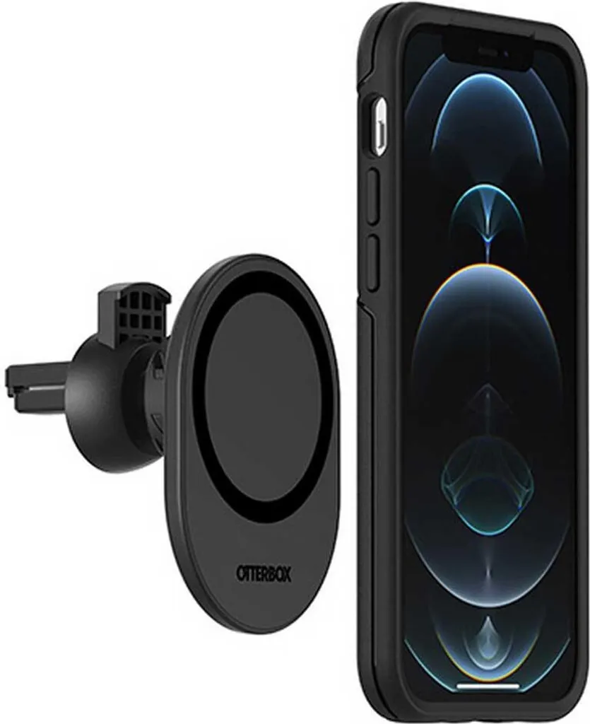 Support MagSafe OtterBox Vent Mount avec Fixation Magnétique Puissante Noir