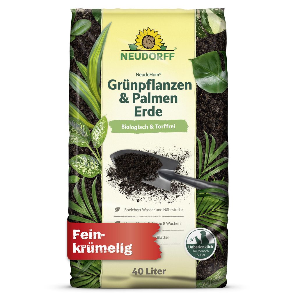 Neudorff NeudoHum Grünpflanzen- & PalmenErde 40 Liter Produktbild 